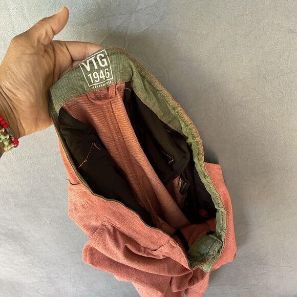 Vintage 1946 Men’s Size 30 Performance Shorts Active Burgandy Moisture Wicking - Picture 10 of 12